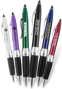 Pens: Rubbery Gripper Pens